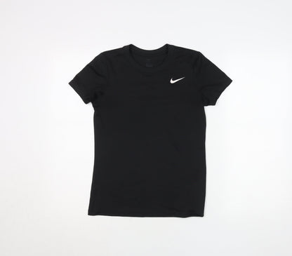 Nike Womens Black Dri-FIT Athletic T-Shirt Size M