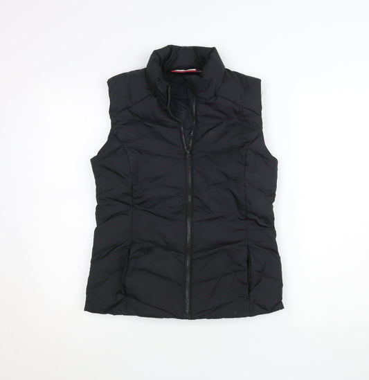 Mountain Warehouse Women's Black Puffer Waistcoat UK 8 Insulated Gilet