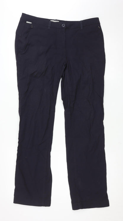 Craghoppers Womens Black Size 12 Lightweight Travel Trousers