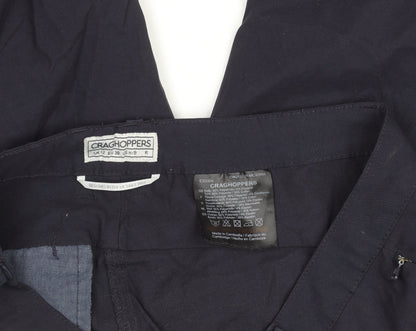 Craghoppers Womens Black Size 12 Lightweight Travel Trousers