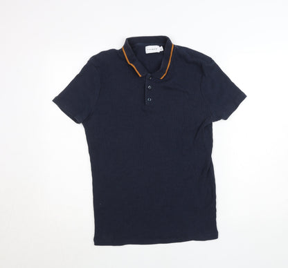 Mens UK Size M Topman Cotton Blend Polo Shirt