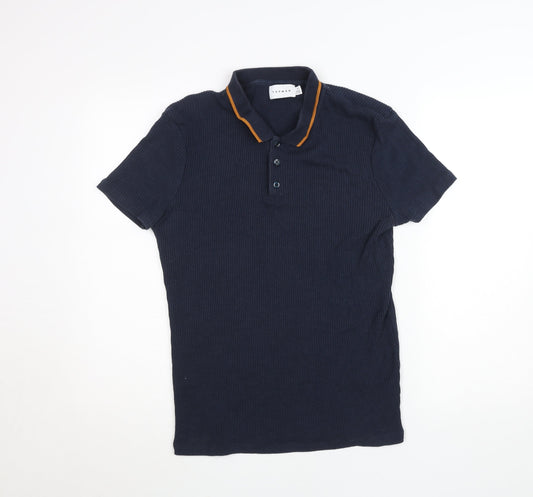 Mens UK Size M Topman Cotton Blend Polo Shirt