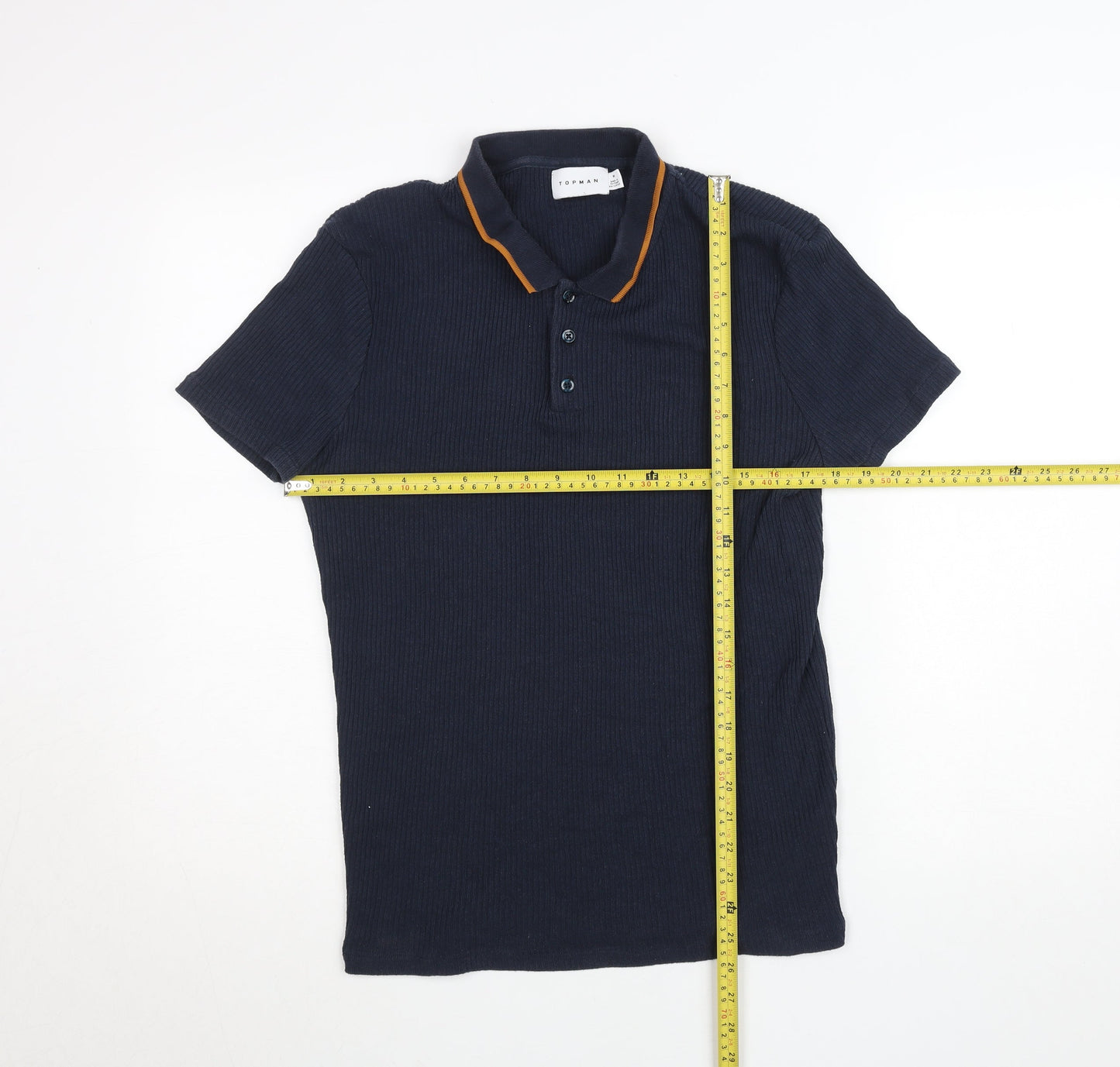 Mens UK Size M Topman Cotton Blend Polo Shirt
