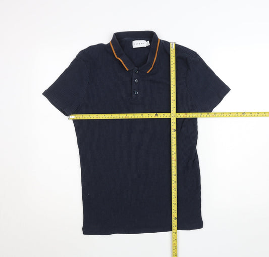 Mens UK Size M Topman Cotton Blend Polo Shirt