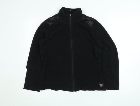 Womens UK Size M Manuka Black Basic Jacket