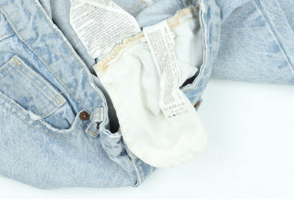 Zara Women Blue High Rise Mom Jeans Size 10