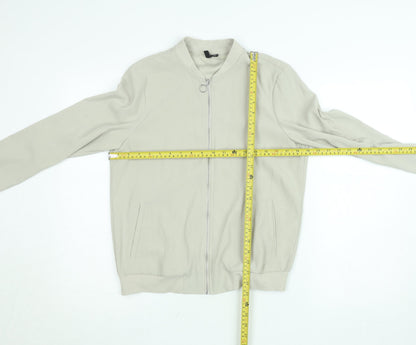 Womens UK Size M VERO MODA Beige Bomber Jacket