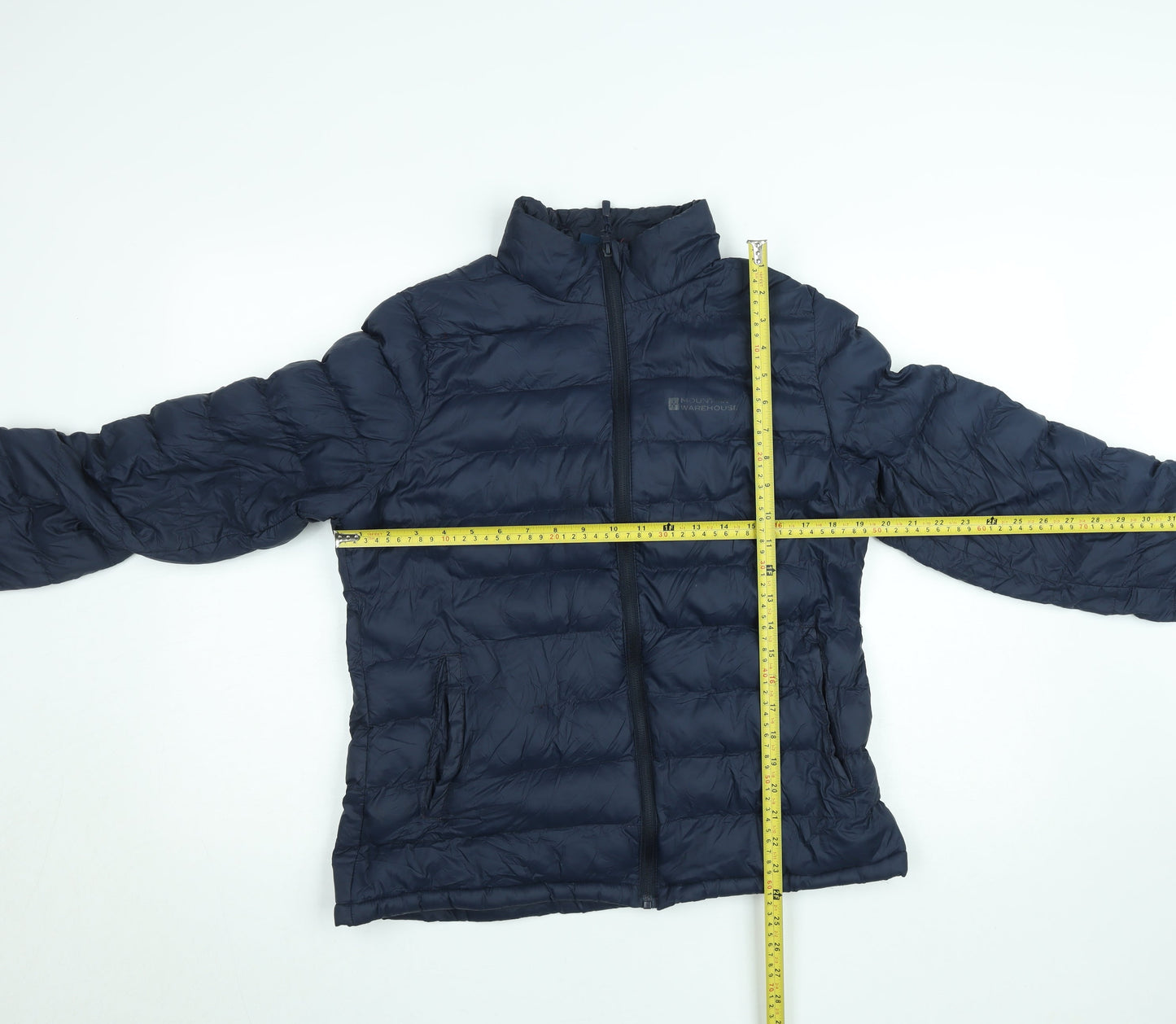 Mountain Warehouse Womens Navy Puffer Jacket Size 14 Lined Winter Coat