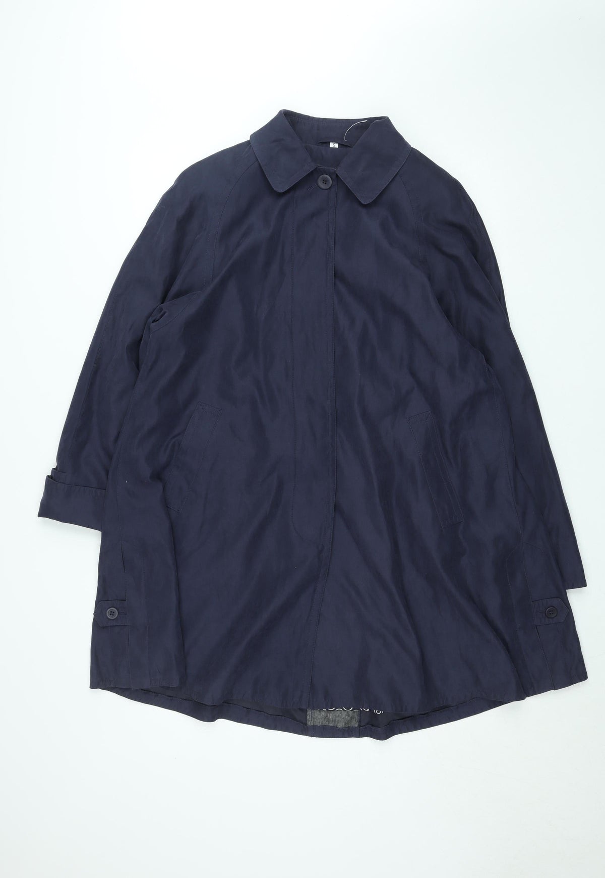 Womens UK Size S Dannimac Blue Rain Coat