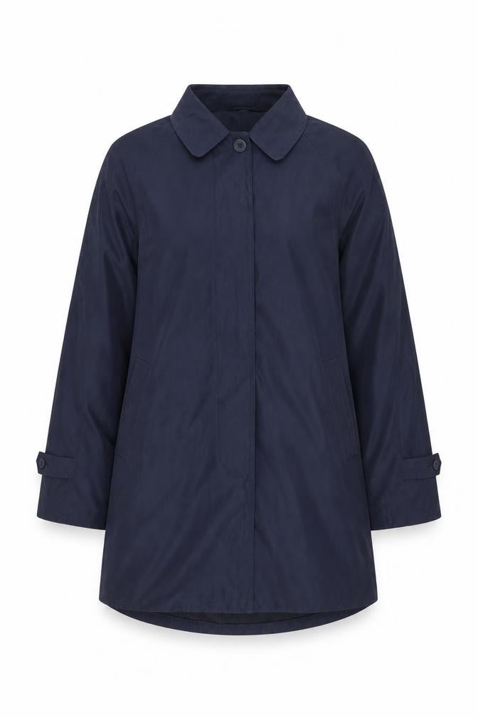 Womens UK Size S Dannimac Blue Rain Coat