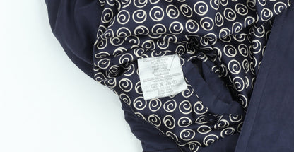 Womens UK Size S Dannimac Blue Rain Coat