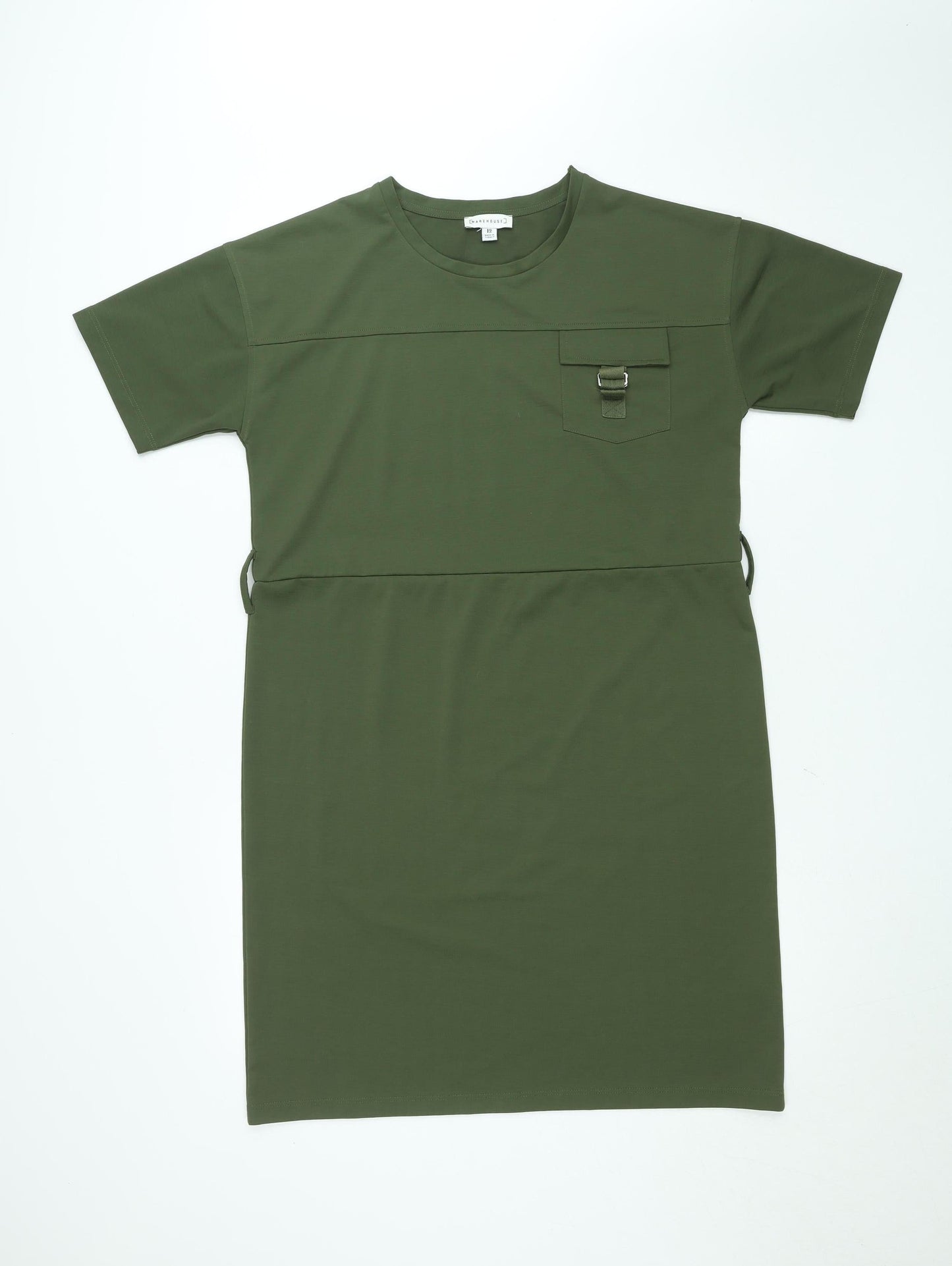 Womens UK Size 12 Warehouse T-Shirt Dress