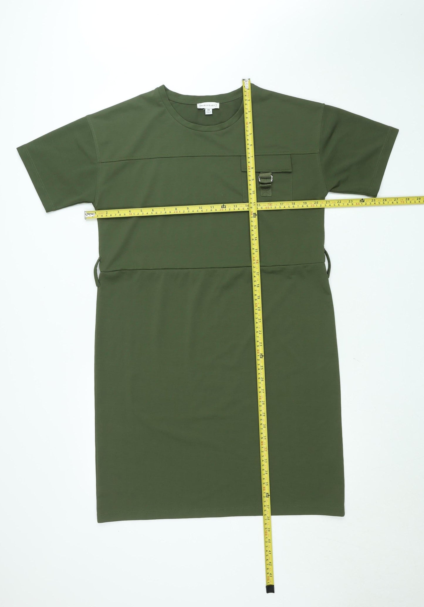 Womens UK Size 12 Warehouse T-Shirt Dress