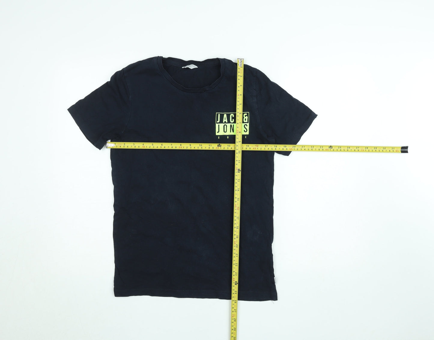 Mens UK Size M JACK & JONES Black  T-Shirt