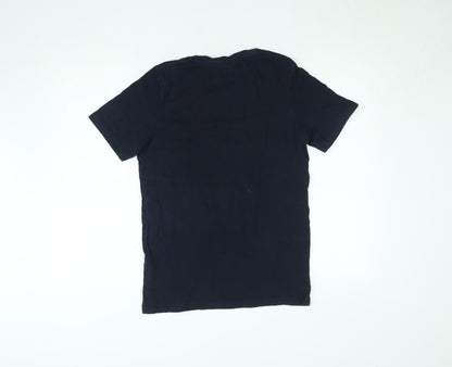 Mens UK Size M JACK & JONES Black  T-Shirt