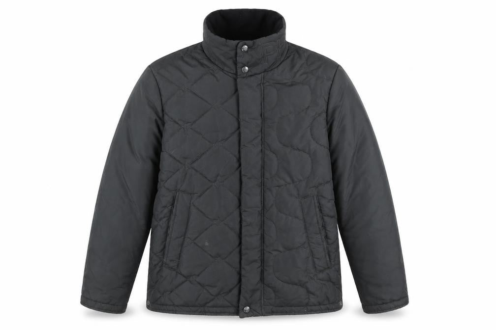 Mens UK Size S Phat Farm Black Quilted Coat