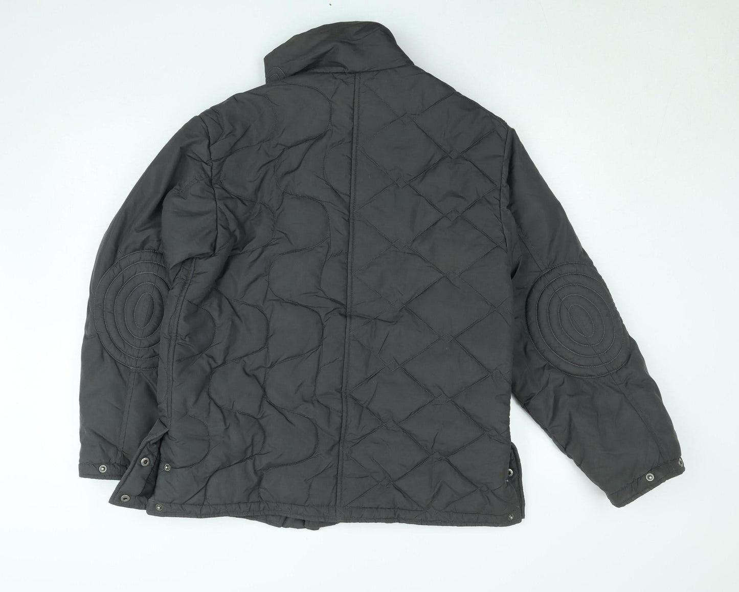 Mens UK Size S Phat Farm Black Quilted Coat
