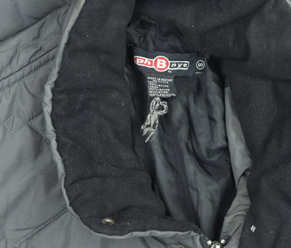 Mens UK Size S Phat Farm Black Quilted Coat