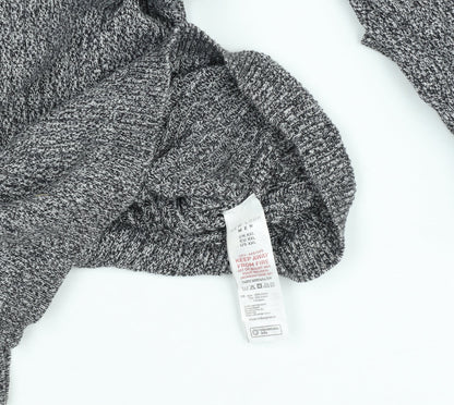 New Look Men Grey Chunky Knit Crew Neck Jumper Size 2XL