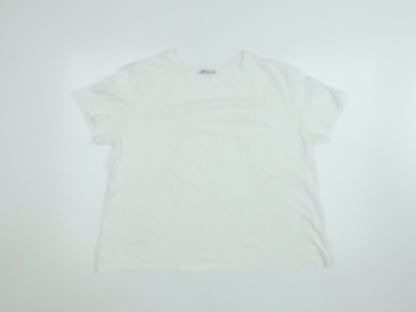 Womens UK Size L Zara White Basic T-Shirt