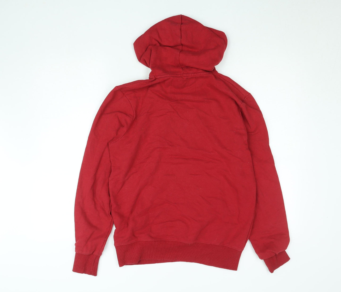 Womens UK Size S Pull & Bear Red Pullover Hoodie