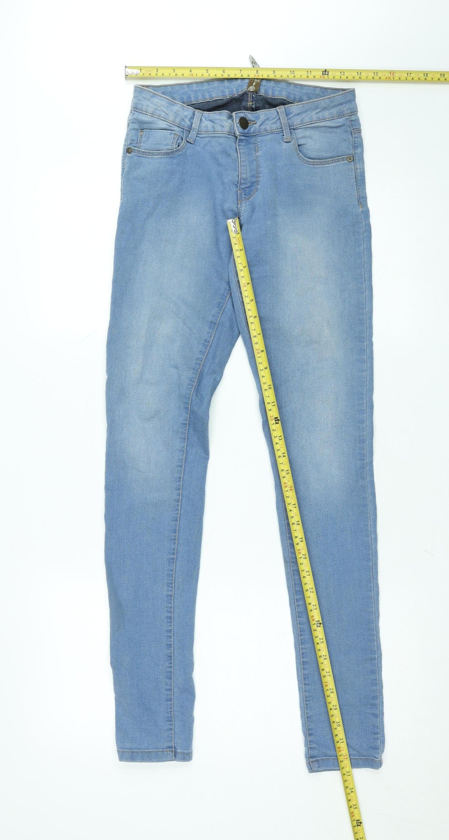 Denim Co. Womens Blue Size 8 Skinny Stretch Jeans