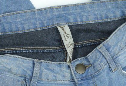Denim Co. Womens Blue Size 8 Skinny Stretch Jeans