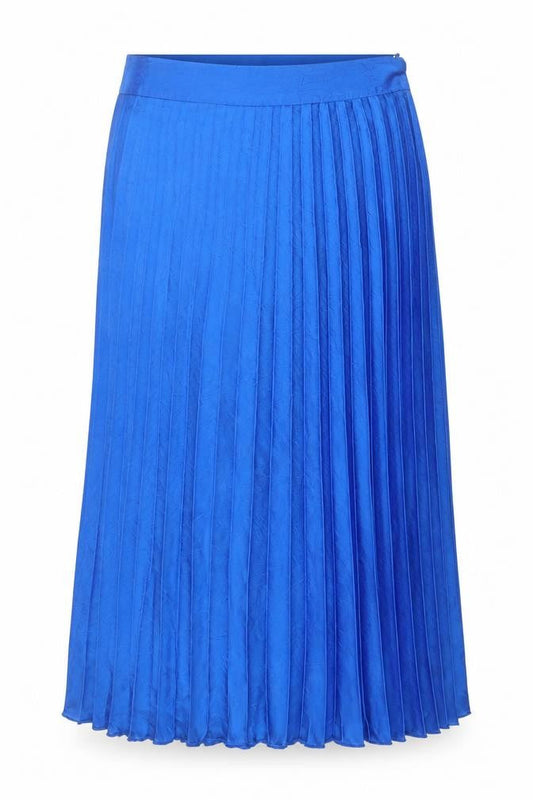 Womens UK Size XL Zara Pleated Satin Skirt