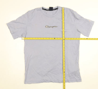 Womens UK Size XL Champion Blue Basic T-Shirt