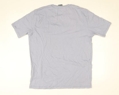 Womens UK Size XL Champion Blue Basic T-Shirt