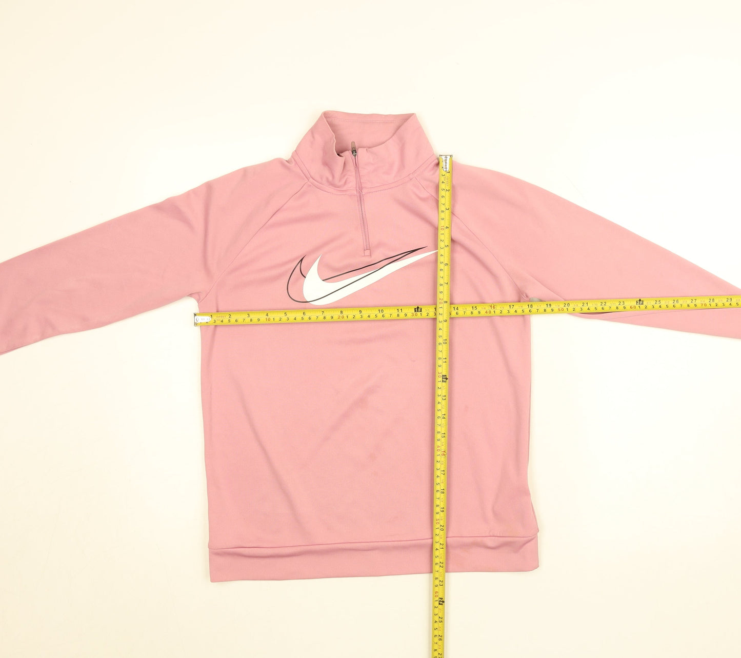 Nike Women's Pink XS Dri-FIT 1/4 Zip Running Top