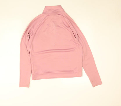 Nike Women's Pink XS Dri-FIT 1/4 Zip Running Top
