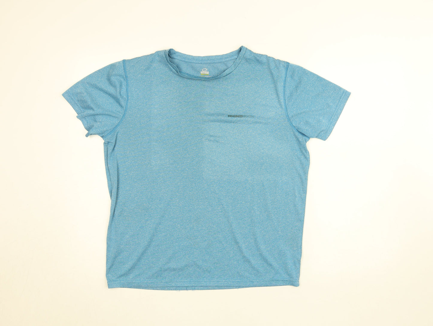 Womens UK Size M Rhino Blue Gym & TrainingRunning & Jogging T-Shirt