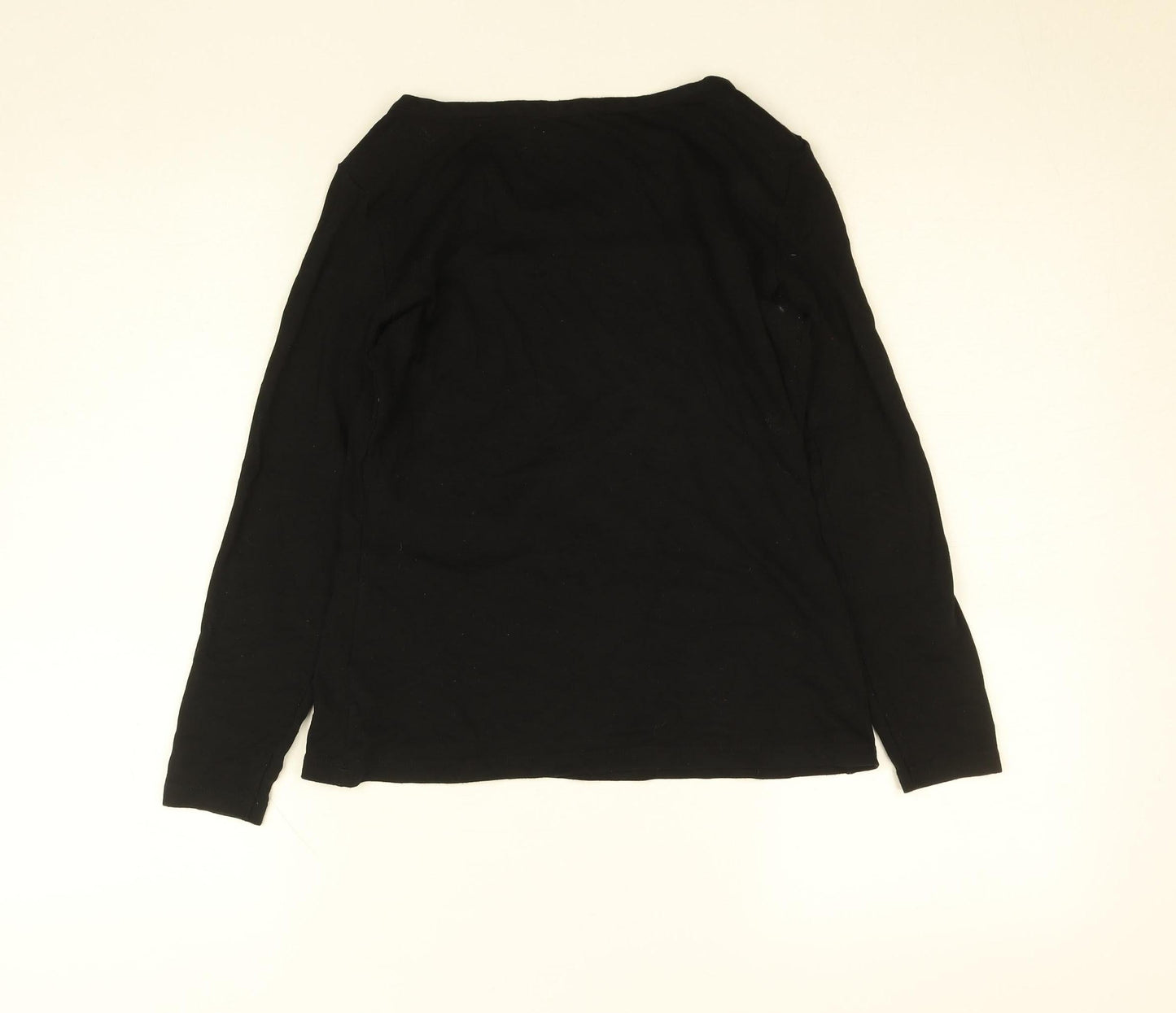Womens UK Size 6 Julio Black Basic Blouse