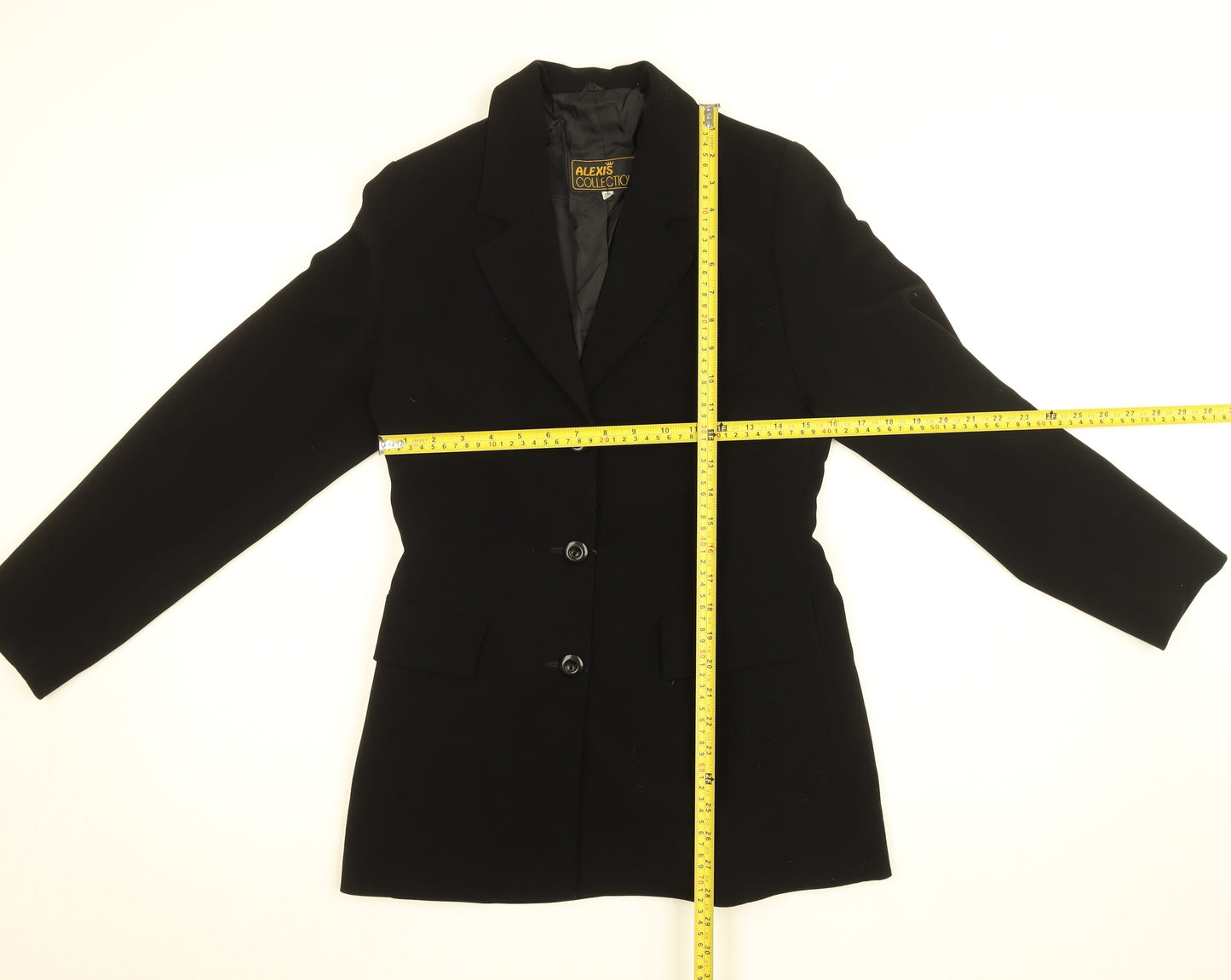Womens UK Size S Alexis Collection Regular Black Blazer