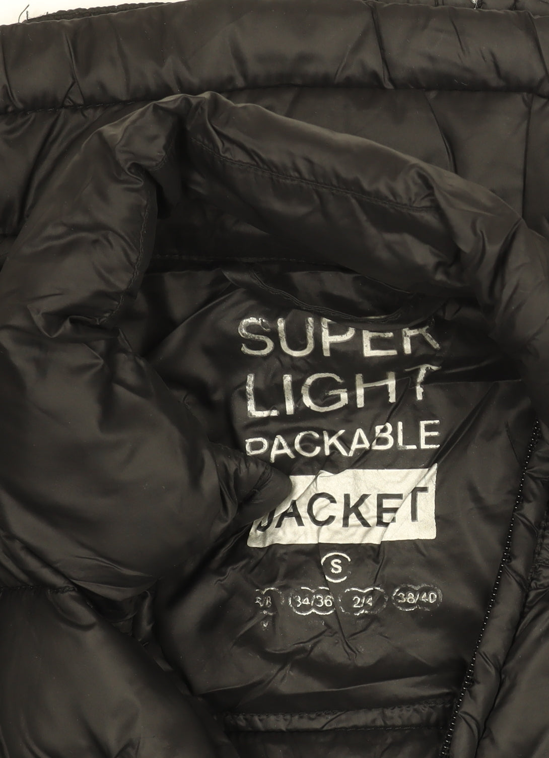 Womens UK Size S Atmosphere Black Puffer Jacket
