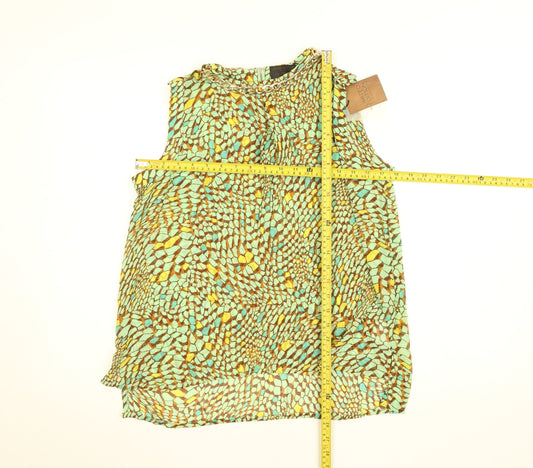 Womens UK Size 10 Atmosphere Green Camisole Blouse