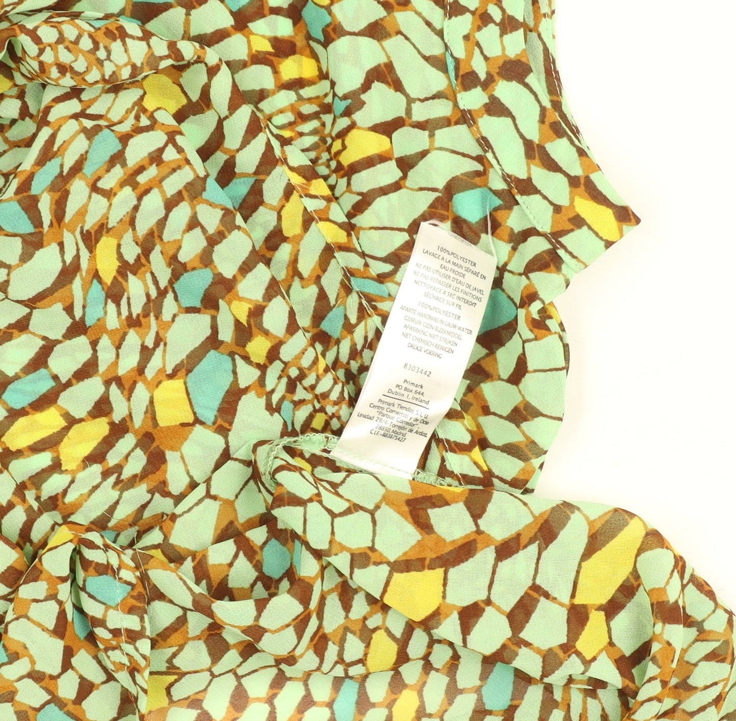 Womens UK Size 10 Atmosphere Green Camisole Blouse