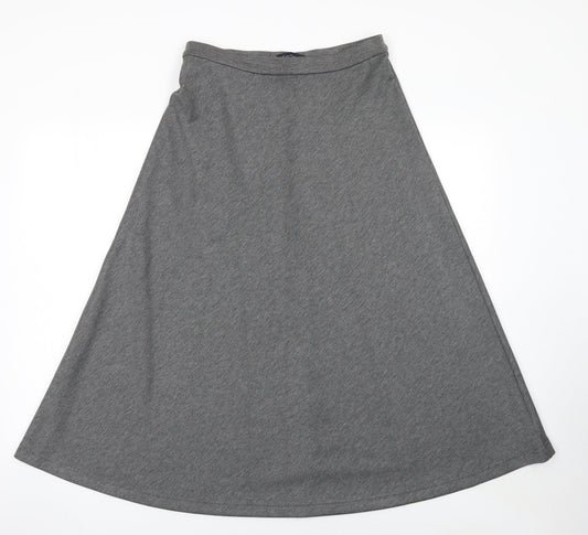 Marks and Spencer Women’s Grey A-Line Midi Jersey Skirt Size 10