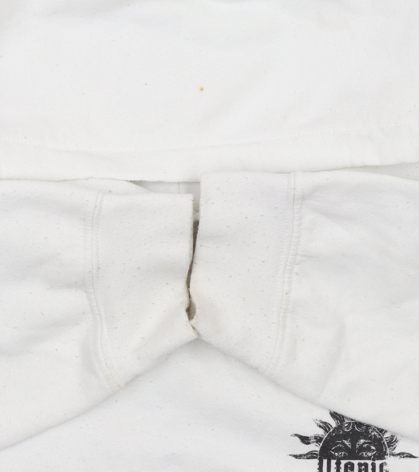 Womens UK Size S Urban Outfitters White Pullover Hoodie