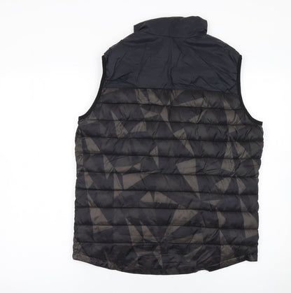 Mens UK Size S CLWR Colour Wear Black Bodywarmer