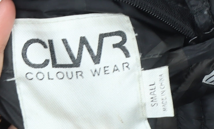 Mens UK Size S CLWR Colour Wear Black Bodywarmer