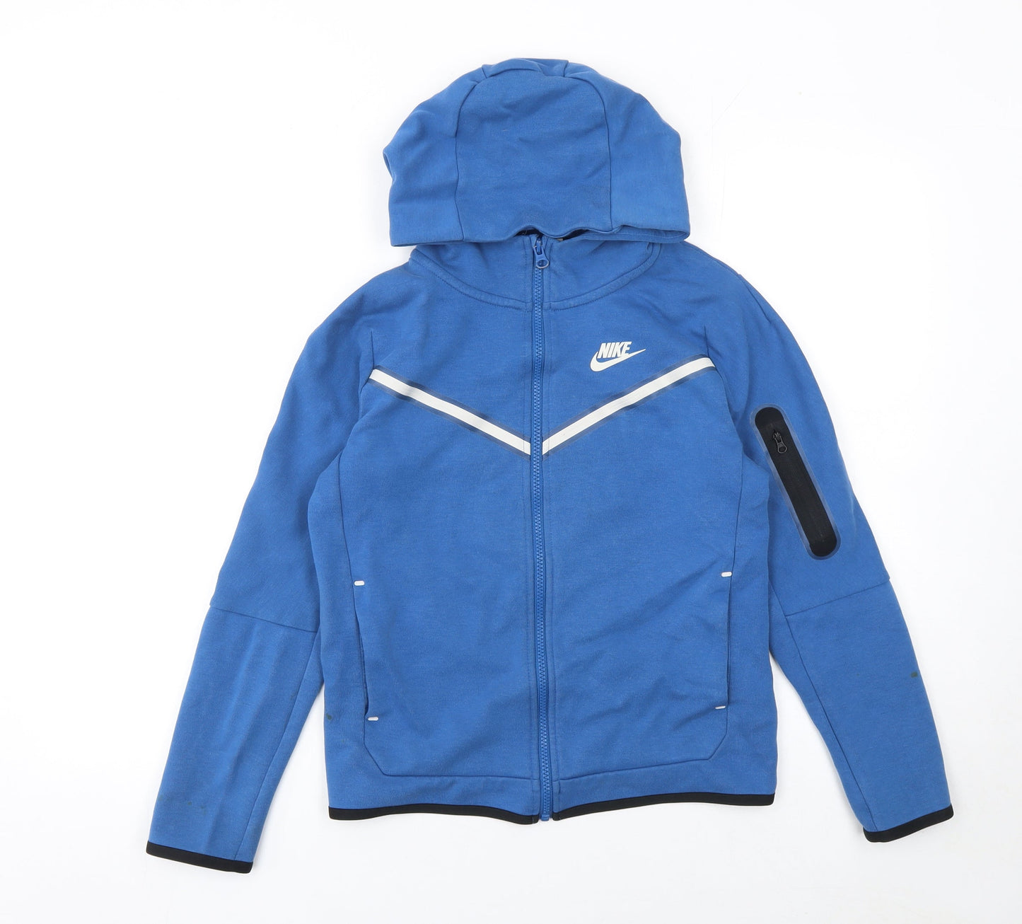 Boys UK Size L Nike Blue Full Zip Hoodie