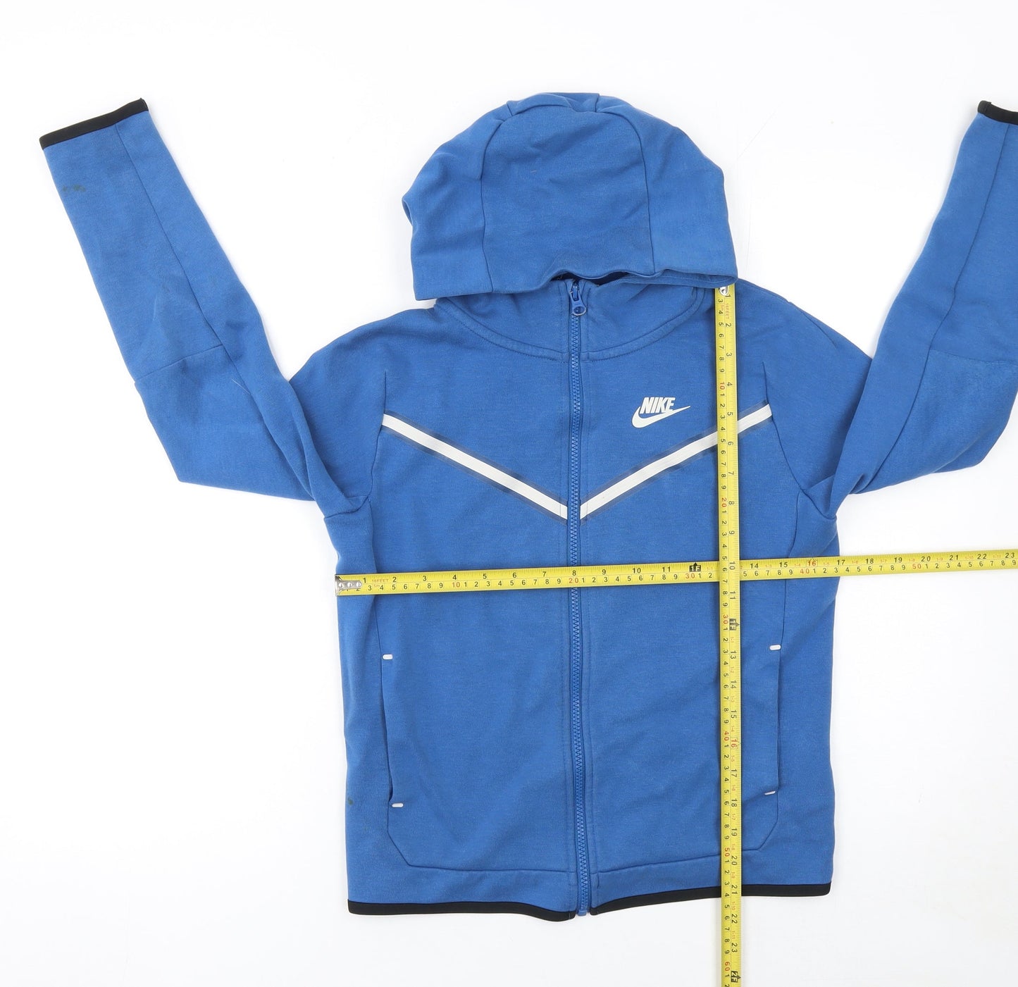 Boys UK Size L Nike Blue Full Zip Hoodie