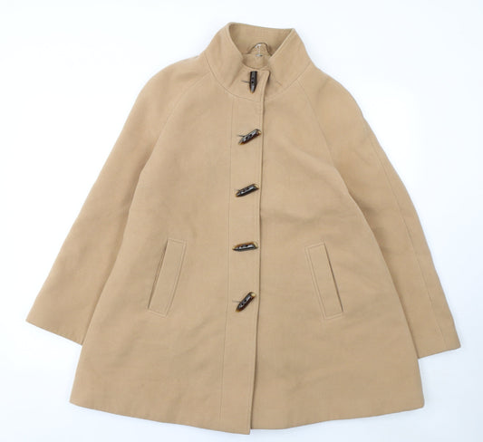 Womens UK Size 12 Isle Beige Overcoat