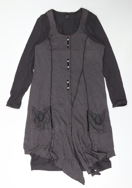Womens UK Size 14 FREC Asymmetric Dress