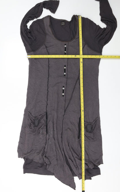 Womens UK Size 14 FREC Asymmetric Dress