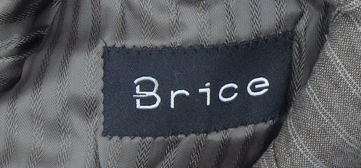 Mens UK Size 56 BRICE Regular Brown Suit Jacket