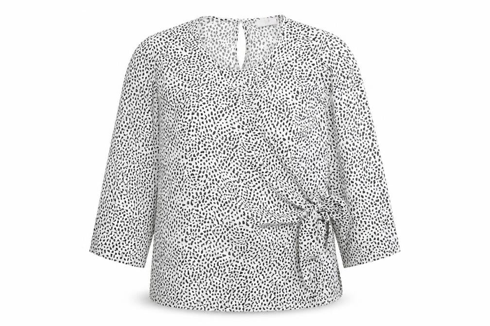 Womens UK Size 10 Riani White Wrap Blouse