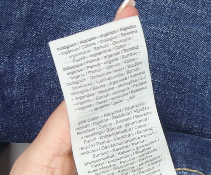 Jack & Jones Men's Blue Straight Jeans 32x32 Cotton Denim